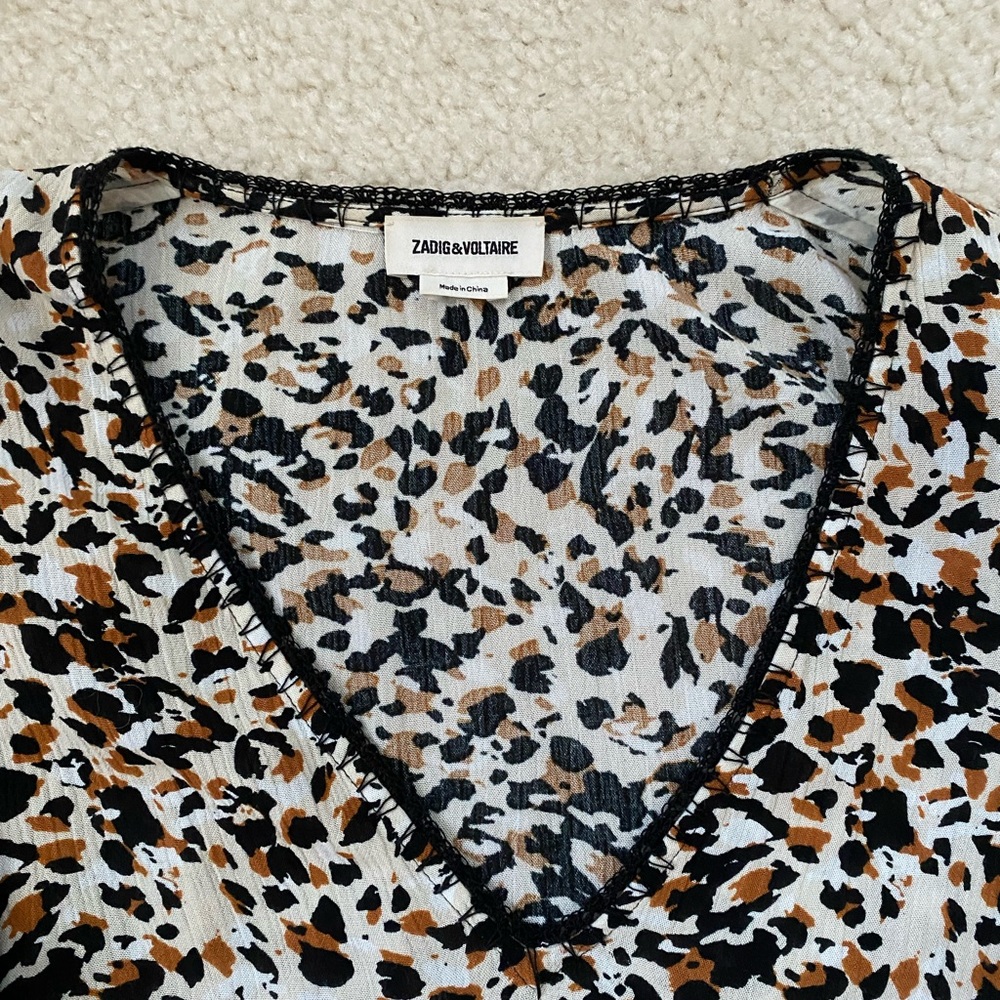 ZADIG & VOLTAIRE leopard dress - Picture 3 of 3